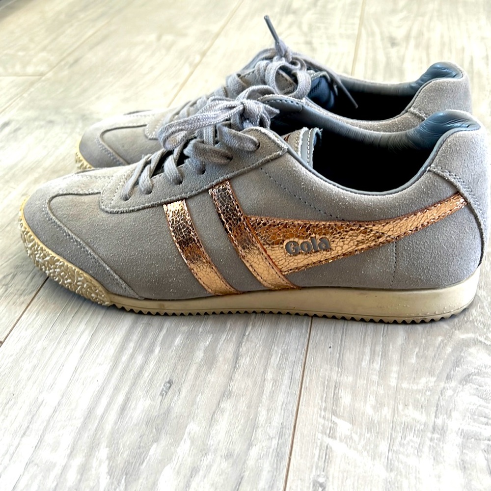 Gola sneakers gray and rose gold